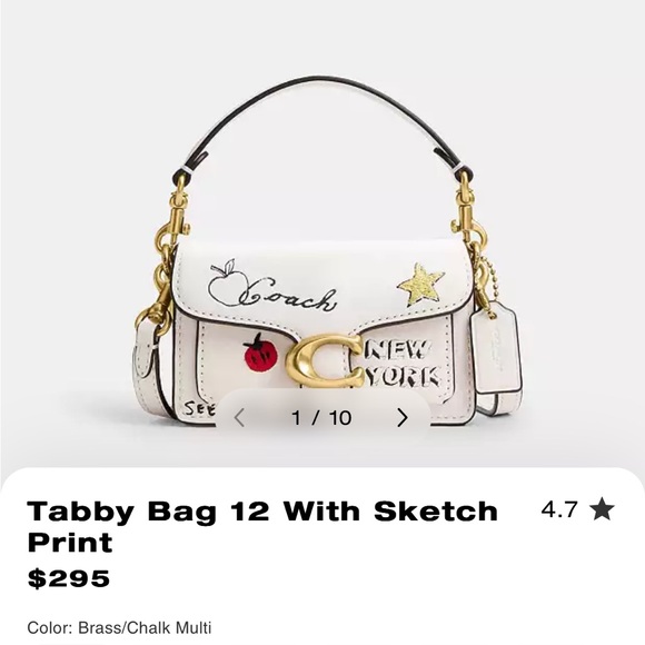 Coach tabby Sketch 12 bag NWOT - Picture 1 of 17